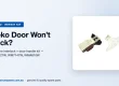 Beko WM6167W / WM7127W / WM7147W / WMA610W Door Won't Lock or Handle Snapped: Genuine Interlock + Door Handle Kit